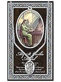 WJHSt Cecilia Pewter Oval Medal with Continuous Loop Stainless Chain | Patron Saint of Musicians