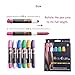 Hair Chalk Pens, LAWOHO 6 Colors Temporary Hair Chalks Salon, Non-Toxic Washable Hair Dye Colors for Halloween Christmas Birthday Party, Cosplay, Concert, Gifts for Girls Kids & Adults