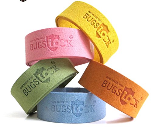 Ys&Ts Mosquito Repellent Bracelet for Adult and Children, Anti-mosquito Handband (5 Pack)