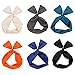 Sea Team Twist Bow Wired Headbands Scarf Wrap Hair Accessory Hairband (6 Packs)