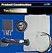 Sojoy Universal Carbon Fiber Insert Heated Seat Heater Kits - Low/High/Off Setting for 2 Seats (SJ300R004)