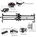 ASHANKS Motorized Camera Slider with Controller, Timelapse and Focus Track Shot Video Recording for DSLR Cameras. 80cm/31