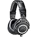 Audio-Technica ATH-M50X Professional Studio Headphones (Black) with FiiO A3 Portable Headphone Amplifier (Black)