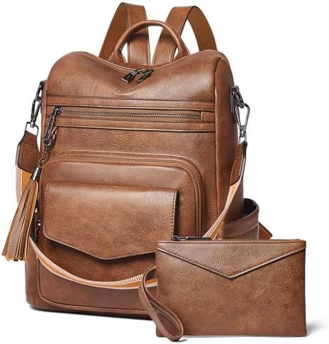 boyatu womens leather backpacks ladies travel purse satchel Amazon.com: BOYATU Genuine Leather Backpack Purse for Women: Fashion Soft BackPacks  Bag