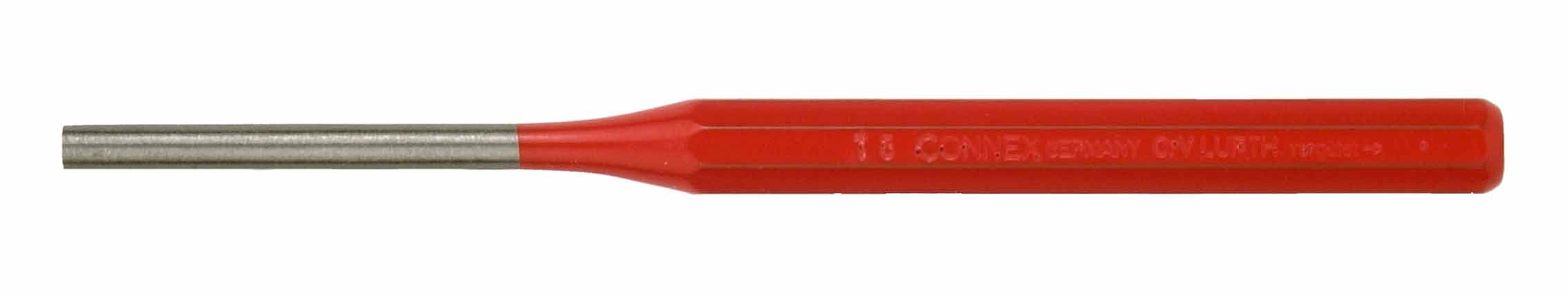 Connex COXT661003 Pin Punch of Chrome-Vanadium Steel, Silver/Red, 150 x 10 x 3 mm