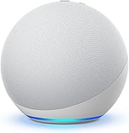 Certified Refurbished Echo (4th Gen) | With premium sound, smart home hub, and Alexa | Glacier White