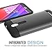 MoKo ASUS ZenFone 2 Case - [Scratch Resistant] Armor Series Dual Layer Protection - Scratch Technology Corners for ASUS ZenFone 2 ZE550ML / ZE551ML / Deluxe/Deluxe Special Edition, Black