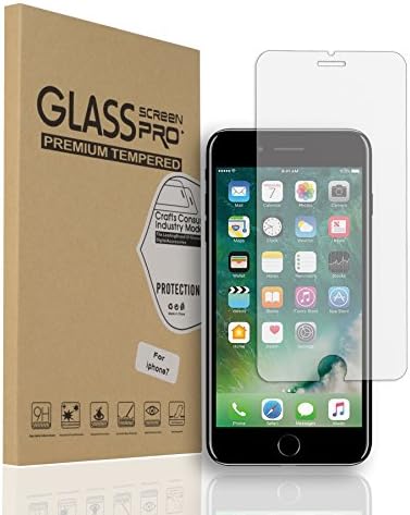 Habrok Tempered Glass for iPhone 7, Gorilla Guard Armor Ultra-Thin Clear Screen Protector Tool, Apple Drop Proof, Cheap HD Bodyguardz Anti-Scratch, Durable Life Defender for Phone Display