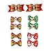 Dog Hair Bows Rubber Bands - Holiday Style Christmas & Halloween Accessories and Decorations