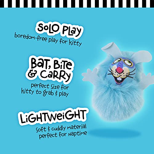 FAT CAT Fluff Bunnies Cat Toys Catnip Kicker Toy Available In 2