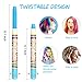 Hair Chalk, 10 Colors Hair Chalk Pens Set Non-toxic Washable Temporary Hair Dye for Kids Women And Teen- Best Birthday Christmas Halloween New Year Gifts for Girls Boys