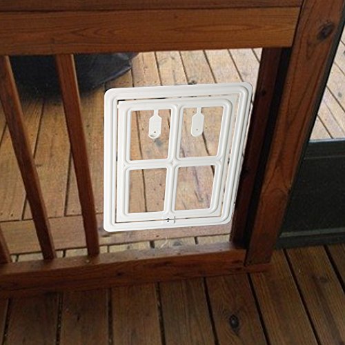 CEESC Dog Door for Sliding Screen Door, 3rd Upgraded Version Automatic