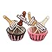 Bachelorette Party Cupcake Set - 24 Penis Wrappers & Toppers