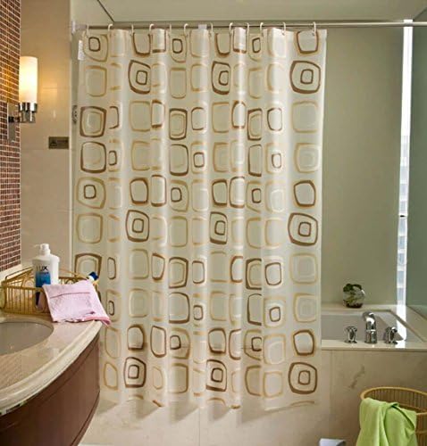 Deformation Box Waterproof Mildew Shower Curtain / Send Hooks / Be Customized(w200h200cm)