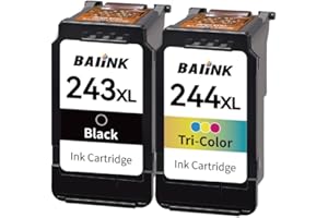 BAIINK Remanufactured Ink Cartridge Replacement for Canon Ink 243 and 244 Combo Pack PG-243 CL-244XL 245XL 246XL for TR4520 M