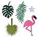 Hawaii Flamingo Party Banner Decoration For Summer Beach Luau Party Banner Garland Supplies