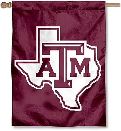 Amazon Com Texas A M Lone Star Logo Banner House Flag Sports