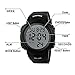 Digital Watch Mens Army Clearance Sport wristwatch Casual Large Face Military Wrist Watches Waterproof Stopwatch Hourly Chime Athletic Black