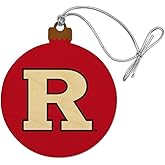 GRAPHICS & MORE Rutgers Scarlet Knights Logo Wood Christmas Tree Holiday Ornament