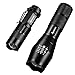 Tquens L200 led Flashlight 2-in-1 (1 Full Size - 1040 Lumen / 1 Mini Size - 307 Lumen) with Batteries and Charger(for the full size) Included and Water Resistant Flashlight