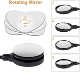 Flintronic 2 x 360 Degree Rotating Wide Angle Bicycle Mirrors 8cm Convex ABS view 3