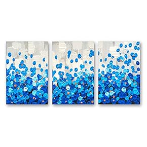 3 Panel Abstract Color Pictures Home Wall for...