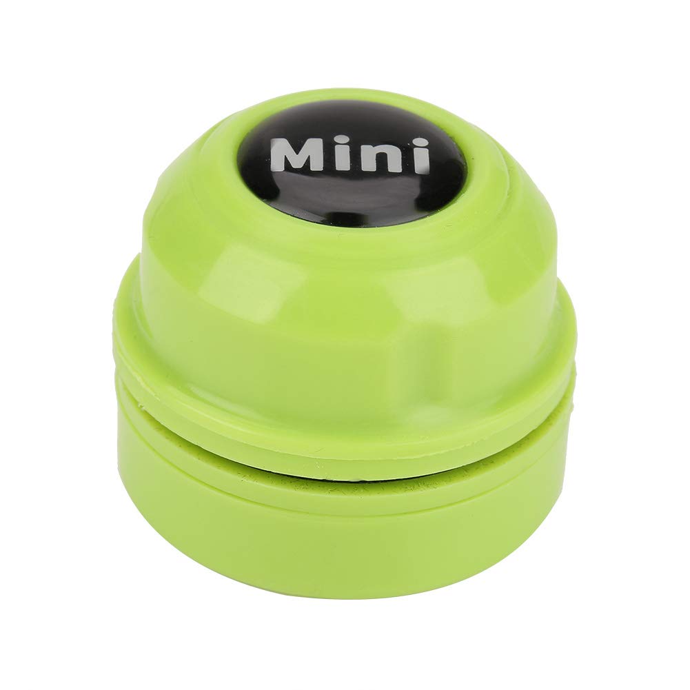 Aquarium Cleaner Fish Tank Glass Cleaner Mini Portable Plastic Magnet Fish Tank Brush Cleaning Tool (Green)