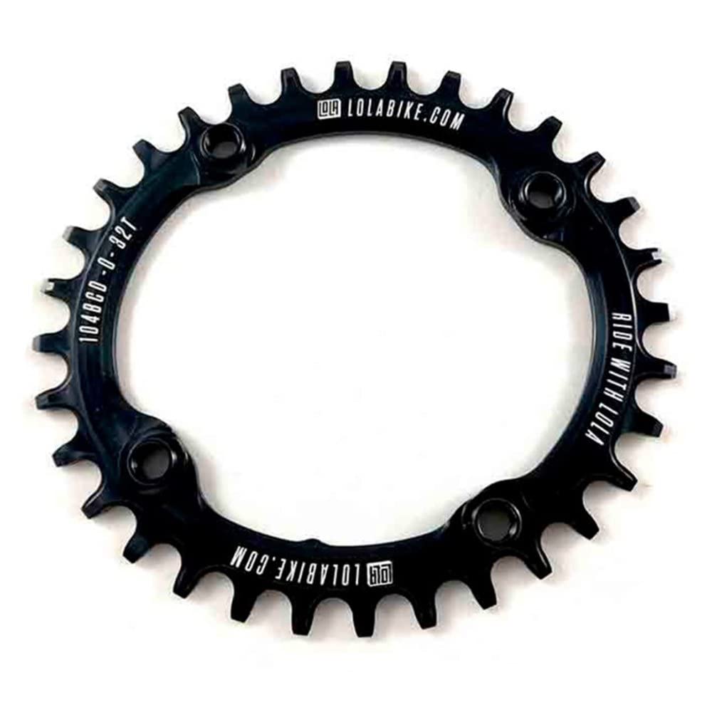 Lola Oval 104 32 Oval Monoplate 104BCD, Adults Unisex, Black