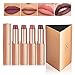Matte Lipstick Set, NAQIER 4PCS Nude Moisturizer Smooth Lip Stick, lipstick Gift sets for women
