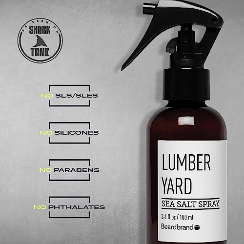 Beardbrand Natural Sea Salt Spray for Hair Men [AS SEEN ON SHARK TANK