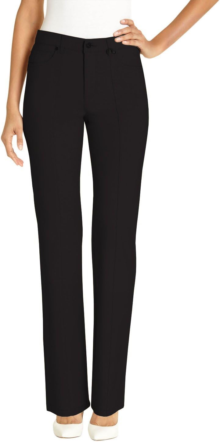 URREBEL Pants for Womens-Simon Chang Straight Leg Microtwill(Style#3-5302R)