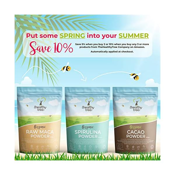 Organic-Whey-Protein-Powder-600g-Unflavoured-and-High-in-BCAAs-with-Free-15g-Scoop-80-Pure-Whey-Protein-from-Grass-Fed-Cows-by-TheHealthyTree-Company TheHealthyTree Company Organic Whey Protein Powder (600g) - Unflavoured and High in BCAAs with Free 15g Scoop - 80% Pure…