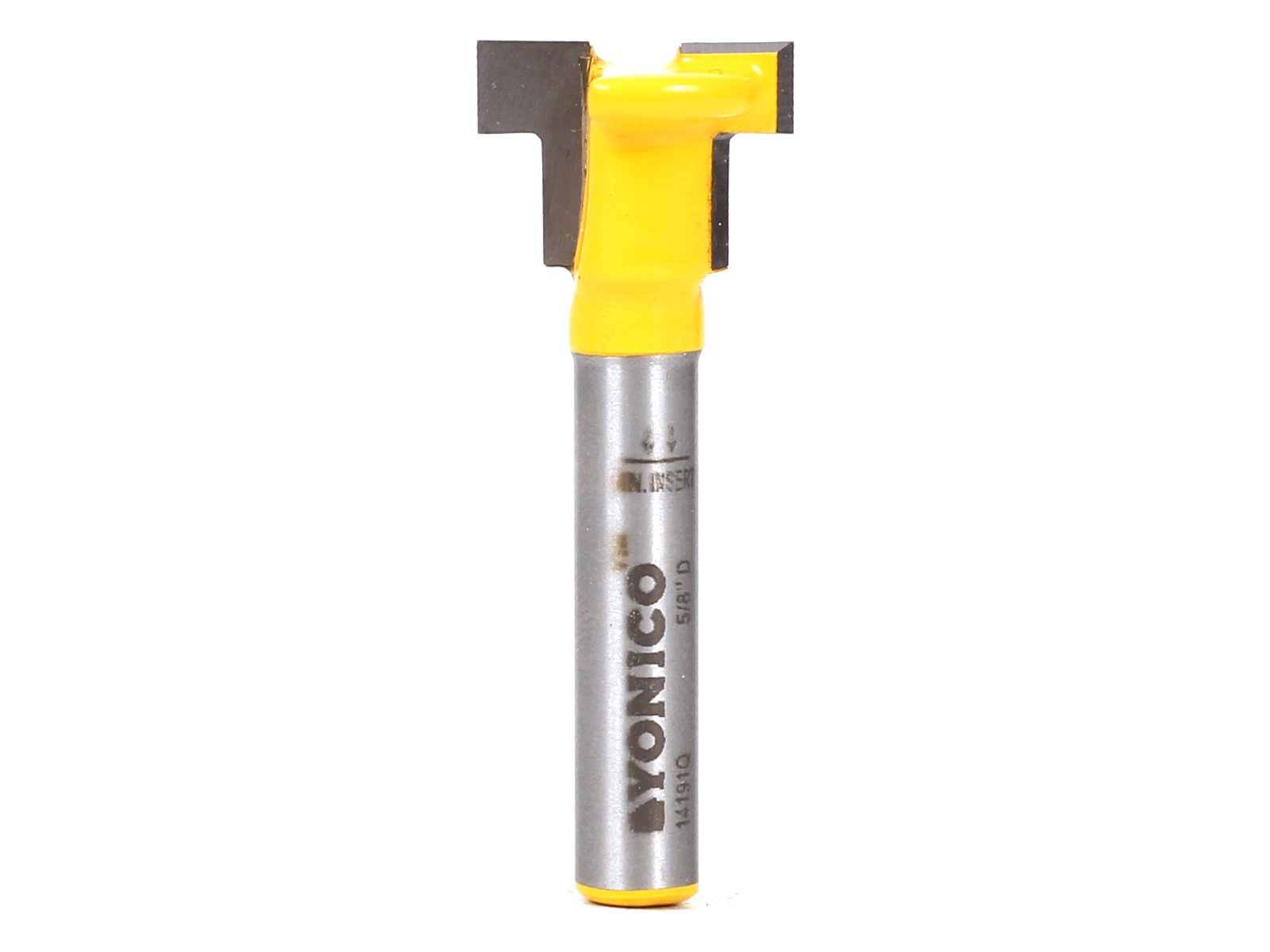 Yonico 14191q - T Slot Router Bit, For 10mm Hex Bolt - Width: 16mm, Height: 4.8mm - 1/4" Shank