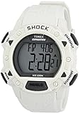 Timex Men's T49899 Expedition Rugged Shock Digital Chrono Alarm Timer All White Resin Strap Watch