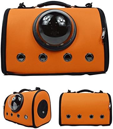CWXB Innovative Traveler Bubble Backpack Pet Carriers Backpack Bag Airline Travel Approved Carrier Switchable Mesh Panel for Cats and Dogs , D