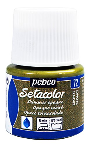Pebeo Setacolor Opaque Fabric Paint 45-Milliliter Bottle, Shimmer Bronze
