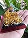 Orgone Citrine and Black Tourmaline Pyramid with The Tree of Life Symbol | Orgonite Energy Generator Infused By the Reiki Energy | Protects and Heals on All Spiritual and Physical Levels