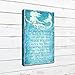 Wisdom From A Mermaid | Mermaid Beach Home Decor Wall Art | Stretched Canvas | Ready To Hang | 16 x 10 Inch
