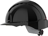JSP EVO3 Safety Helmet Hard Hat Ventilated Wheel Ratchet EN397 Black view 3