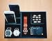 Caddy Bay Collection Black Desktop Dresser Valet Tray Case Holds Watches, Rings, Jewelry, Keys, Cell Phones