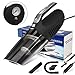 Car Vacuum Cleaner, Kimfoxes 4 in 1 High Power Wet/Dry Auto Portable Handheld Vacuum Cleaner for Car Interior Cleaning, 15FT Power Cord, 5KPA Strong Suction Support 225mm Tire Inflation