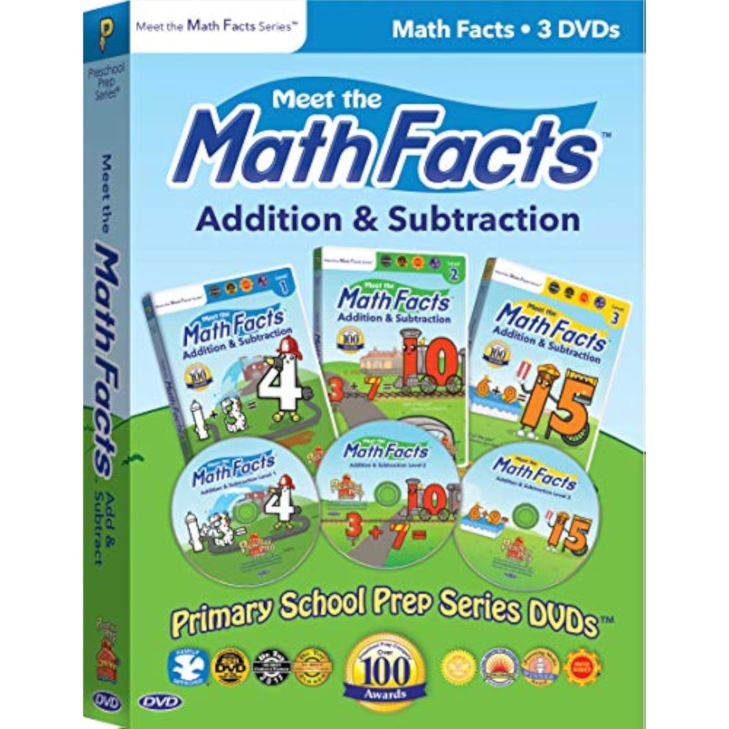 Meet the Math Facts Addition & Subtraction - 3 DVD Boxed Set [DVD