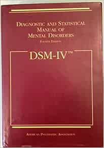 Amazon.com: DSM-IV: Diagnostic and Statistical Manual of Mental