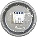 Silver Solid Color Premium Heavy Weight Plastic Dinner Plate (10