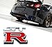 Deselen - LP-MO03 - Emblem Metal Stickers Decals Badge Labeling for Nissan Nismo GT-R, R32, R33, R34, R35, 370Z (Red)