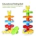Peradix Ball Drop Toy Go and Roll Swirling Tower Ramp for Baby and Toddler Development Educational Toys, Stack, Drop and Go Ball Ramp Toy Set Includes 3 Spinning Acrylic Activity Balls, 5 Layers