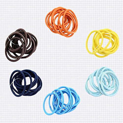 image for ONESWI 50PCS Elastic Hair Ties - Baby Hair Ties,Kids Tiny Hair Ouchles