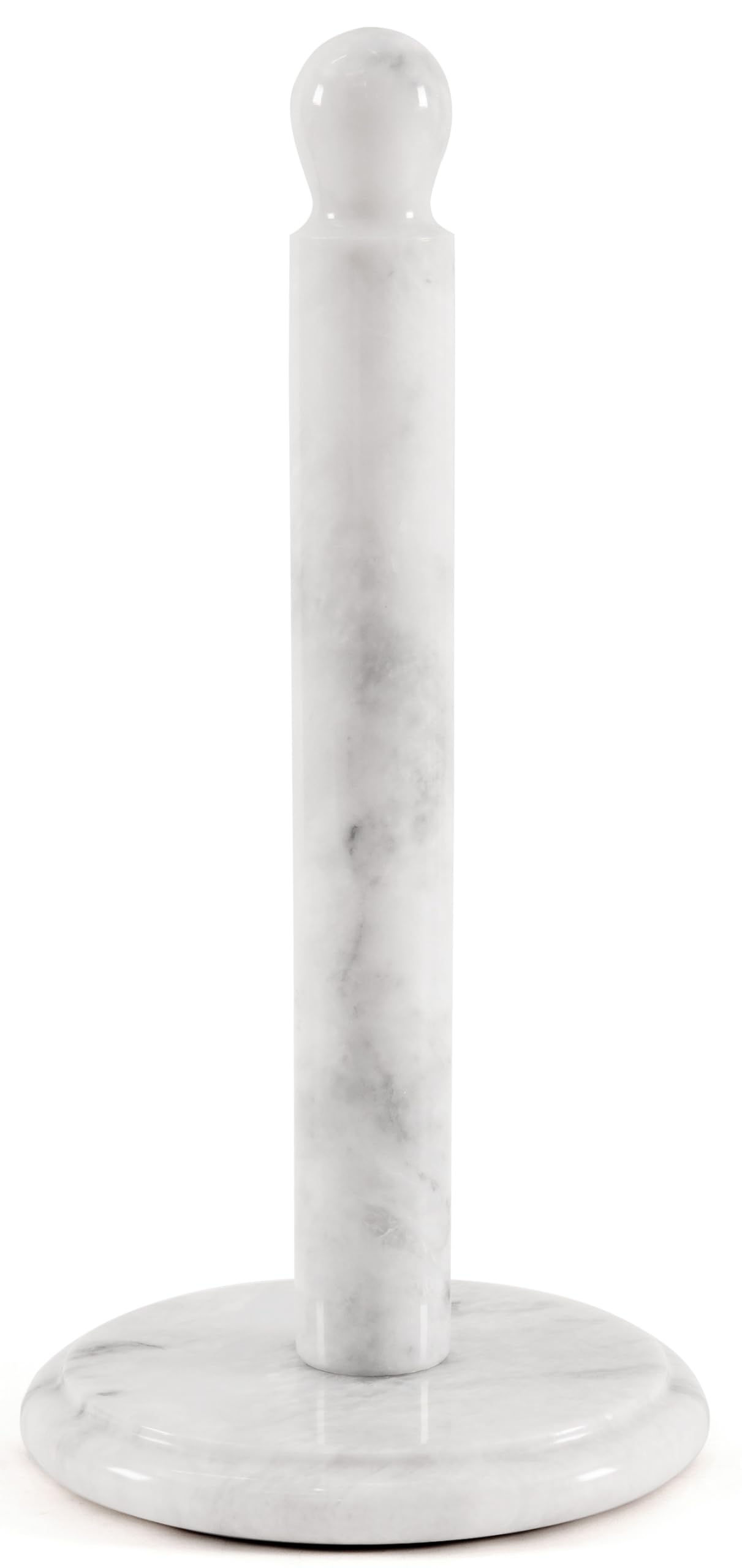 Radicaln Marble Paper Towel Holder White Kitchen Towels Rack Handmade Paper Roll Holder with Stand - Wrapping Paper Holder Towel - Hand Towel Rack Holder