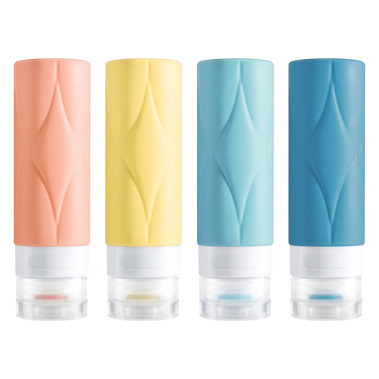 Photo 1 of 4 Pack Travel Bottles,Leak Proof TSA Approved Travel Size Containers (90ML 4PACK)