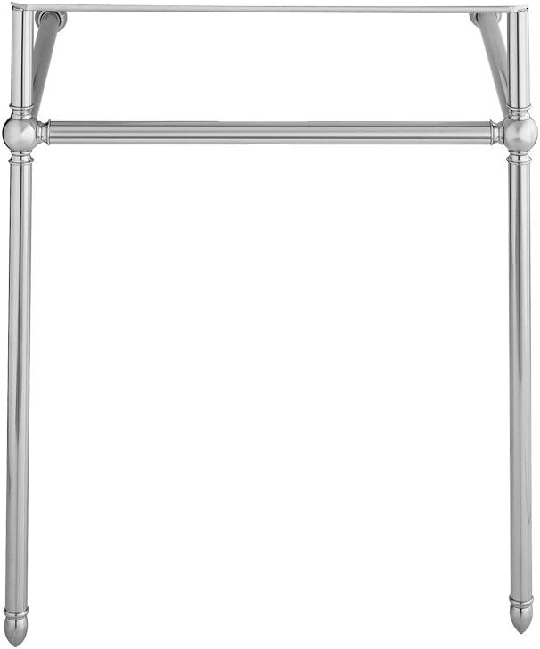 Porcher 2141000.002 Console Unit Only, Chrome Pedestal Sinks